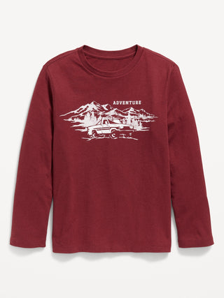 Camiseta Manga Larga con Gráfico, Niño