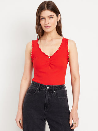 Camiseta Fruncida con Detalle de Volantes