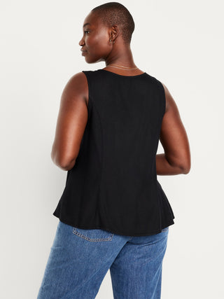Blusa Ajustada con Botones Delanteros