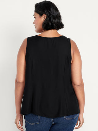 Blusa Ajustada con Botones Delanteros