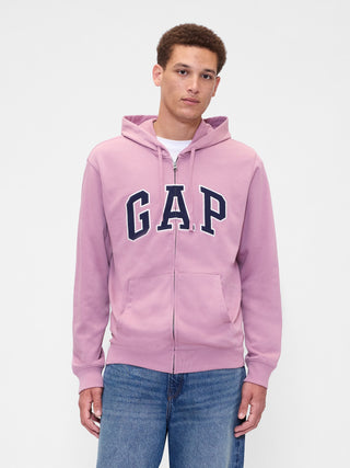 Sudadera con Cremallera y Logo Delantero