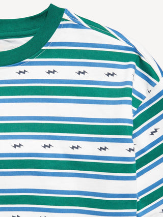 Camiseta Manga Corta con Estampado, Niño