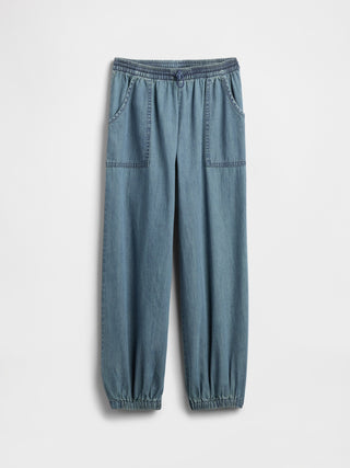 Jeans Holgados con Cintura Elástica, Niña