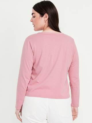 Camiseta Manga Larga de Algodón