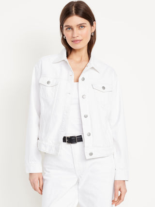 Chaqueta Corta Denim con Bolsillos