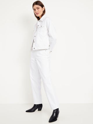 Chaqueta Corta Denim con Bolsillos