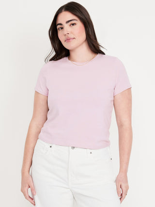 Camiseta Manga Corta Acanalada