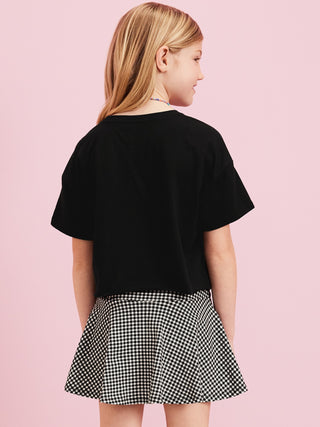 Camiseta Manga Corta con Gráfico Disney, Niña