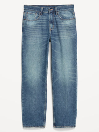 Jeans Holgados Talle Alto con Bolsillos