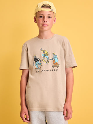 Camiseta Manga Corta con Gráfico, Niño