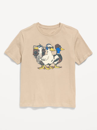 Camiseta Manga Corta con Gráfico, Niño