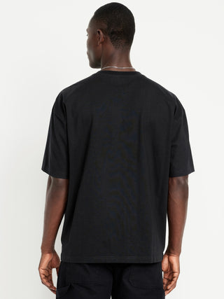 Camiseta Manga Corta Oversize de Algodón