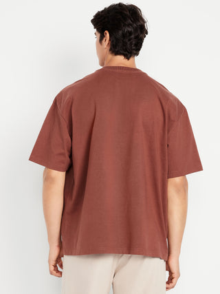 Camiseta Manga Corta Oversize de Algodón