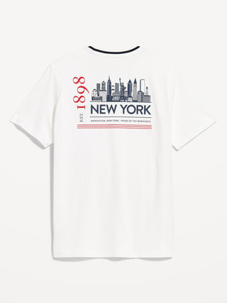Camiseta gráfica de peso pesado.