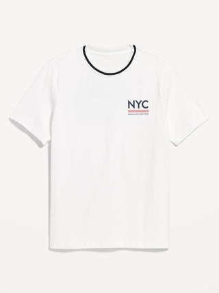 Camiseta gráfica de peso pesado.