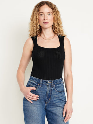 Camiseta Ajustada con Escote Cuadrado