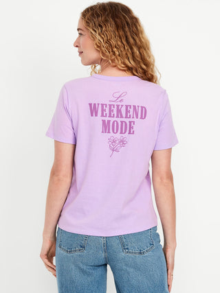 Camiseta Manga Corta con Gráfico