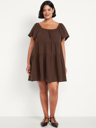 Minivestido con Vuelo Escalonado