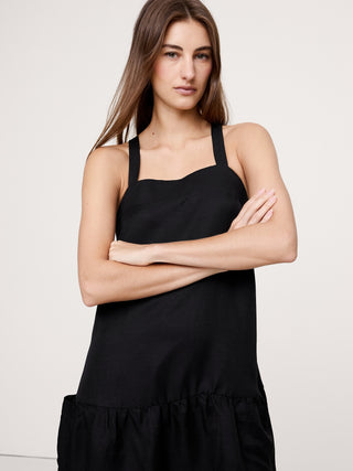 Vestido de Tirantes con Espalda Cruzada