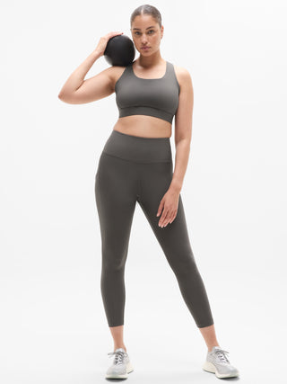 Legging Talle Alto Largo 7/8 con Bolsillos