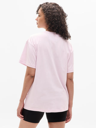 Camiseta Oversize Manga Corta de Algodón