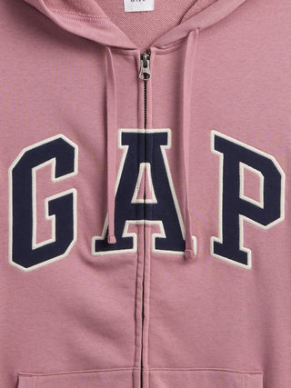 Sudadera con Cremallera y Logo Delantero
