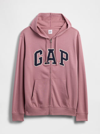 Sudadera con Cremallera y Logo Delantero