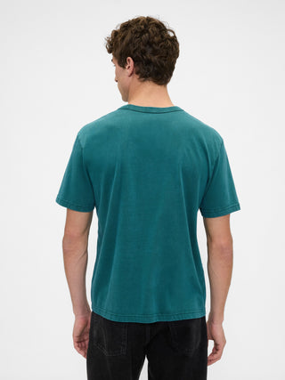 Camiseta Cuello Redondo de Algodón