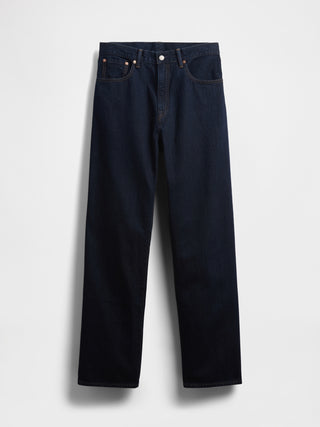 Jeans Holgados Talle Medio con Bolsillos