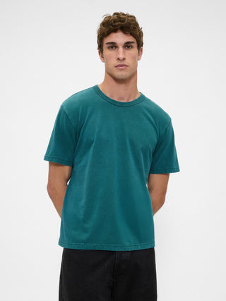 Camiseta Cuello Redondo de Algodón