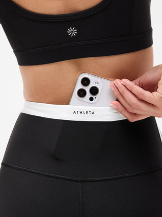 Leggings Talle Alto con Detalle de Rayas