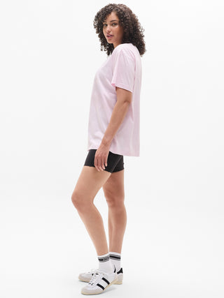 Camiseta Oversize Manga Corta de Algodón