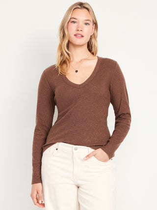 Camiseta Manga Larga Cuello V