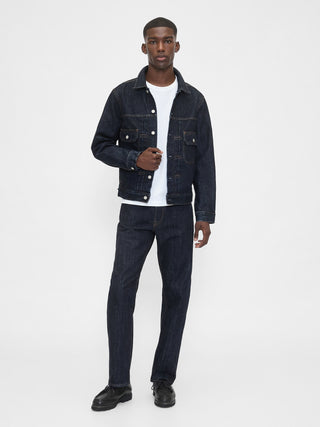 Chaqueta Denim con Bolsillos Delanteros