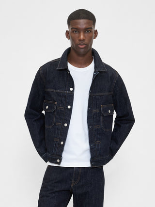 Chaqueta Denim con Bolsillos Delanteros