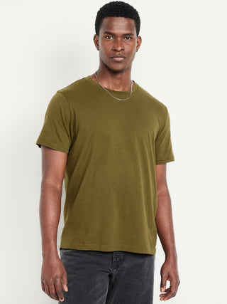 Camiseta Manga Corta Cuello Redondo de Algodón