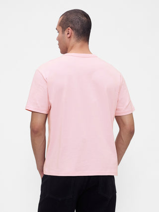 Camiseta Cuello Redondo de Algodón