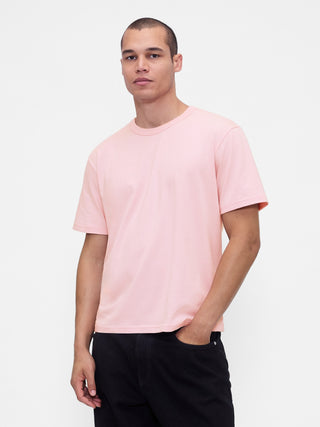 Camiseta Cuello Redondo de Algodón