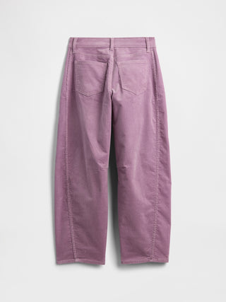 Jeans de Pana Talle Alto con Bolsillos, Niña