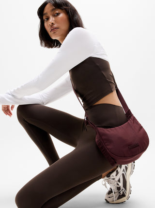 Bolso Bandolera con Logo de Nylon