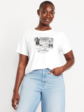 Camiseta Manga Corta con Gráfico