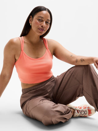 Camiseta Deportiva sin Mangas con Doble Tira