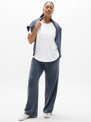 Camiseta Deportiva con Cuello Redondo