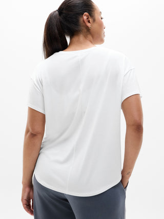 Camiseta Deportiva con Cuello Redondo