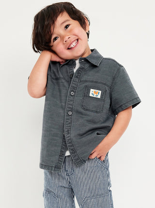 Camisa Manga Corta con Parche, Bebé