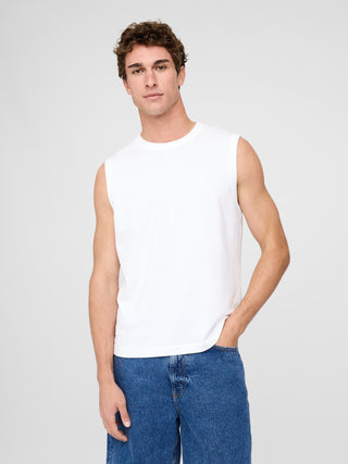 Camiseta sin Mangas de Algodón