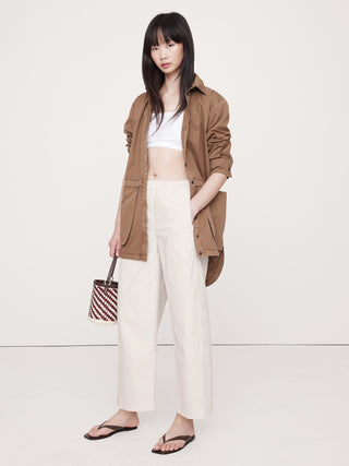 Pantalón con Cintura Elástica de Algodón