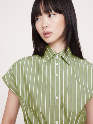 Camisa Manga Corta Estampado Rayas