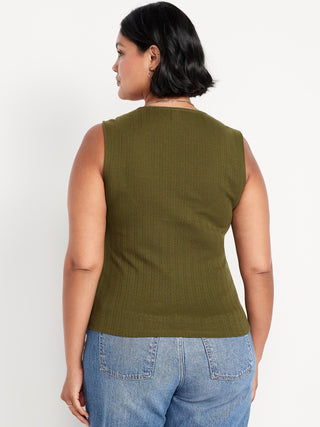 Camiseta Ajustada con Escote Cuadrado