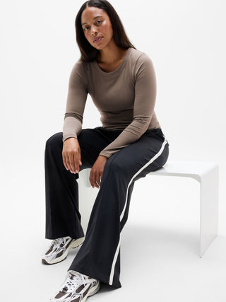 Camiseta sin Costuras con Cuello Redondo